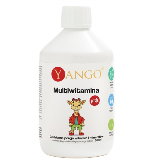 Yango Multiwitamina Kids suplement diety w płynie 500ml