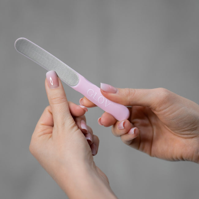 Glov CoolNails stalowy pilnik do paznokci Pink