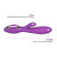 S-HANDE Softs wibrator z 9 trybami wibracji Violet