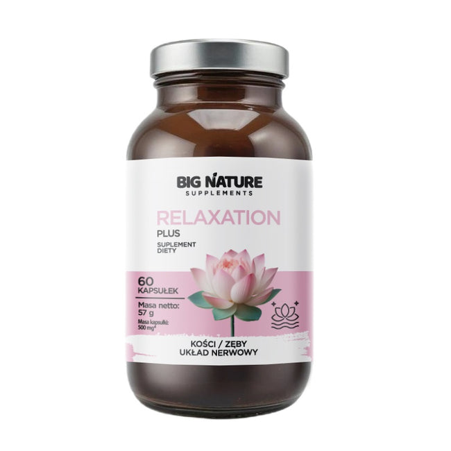 Big Nature Relaxation Plus suplement diety 60 kapsułek