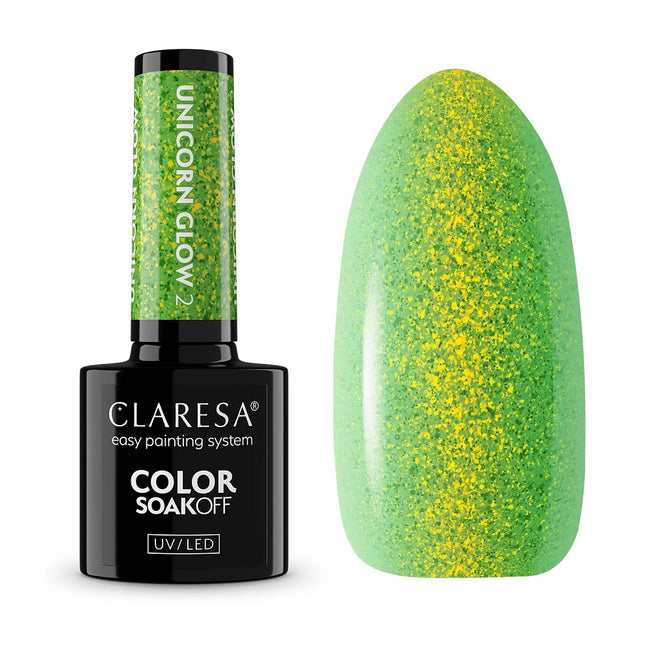 Claresa Color Soak Off UV/LED Unicorn Glow lakier hybrydowy 5g