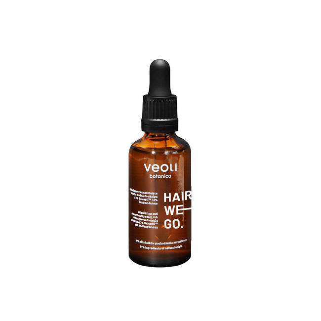 Veoli Botanica Hair We Go stymulująco-wzmacniająca wcierka wodna do skalpu z 3% Baicapil™ i 2% Sangmodanem 50ml