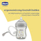 Chicco Transition Cup pierwszy kubek treningowy z miękkim ustnikiem 4m+ Szary 200ml