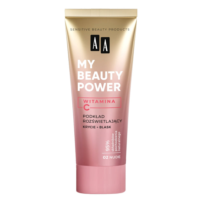AA My Beauty Power rozświetlający podkład 30ml