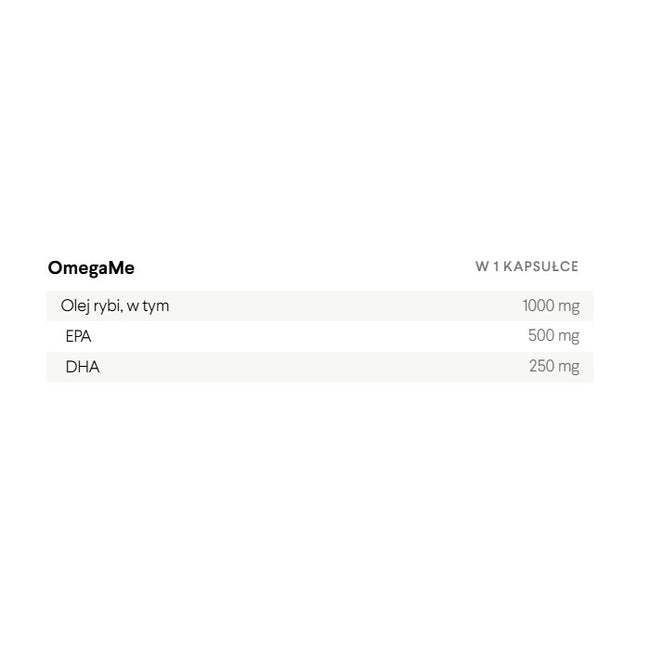 HealthLabs OmegaMe kwasy tłuszczowe suplement diety 120 kapsułek