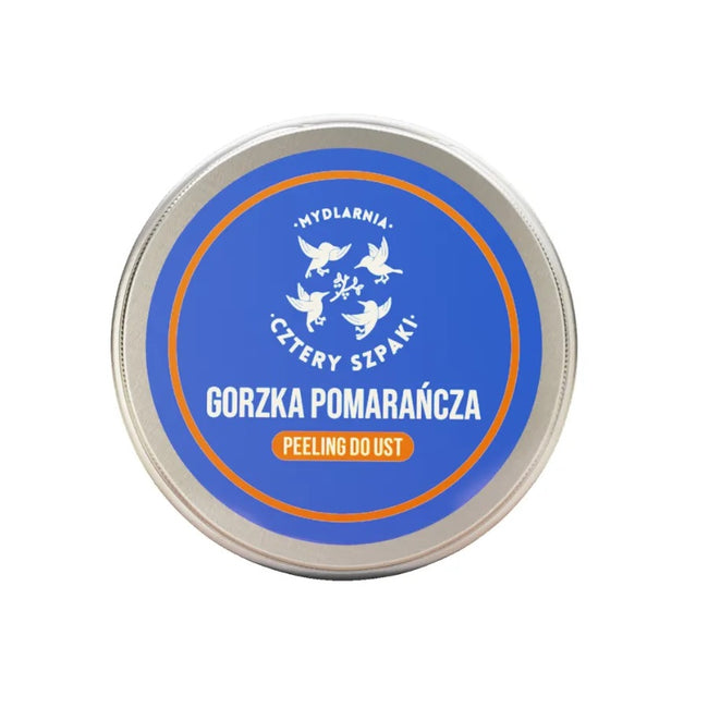 Mydlarnia Cztery Szpaki Gorzka Pomarańcza peeling do ust 15ml