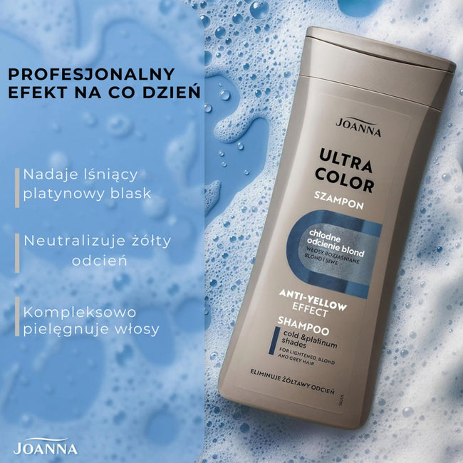 Joanna Ultra Color szampon chłodne odcienie blond 200ml