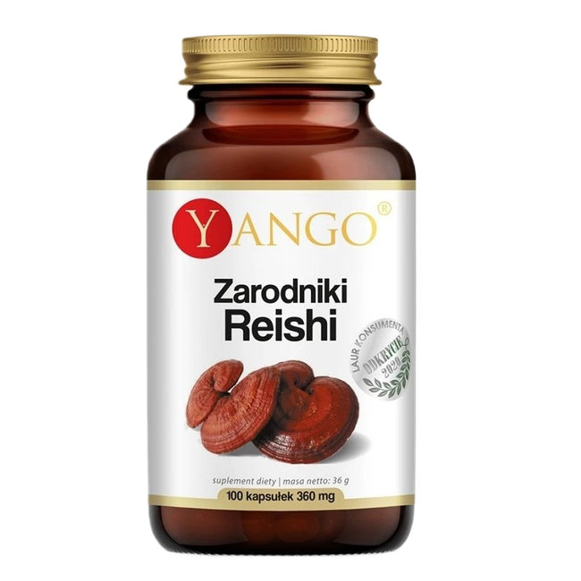 Yango Zarodniki Reishi suplement diety 100 kapsułek