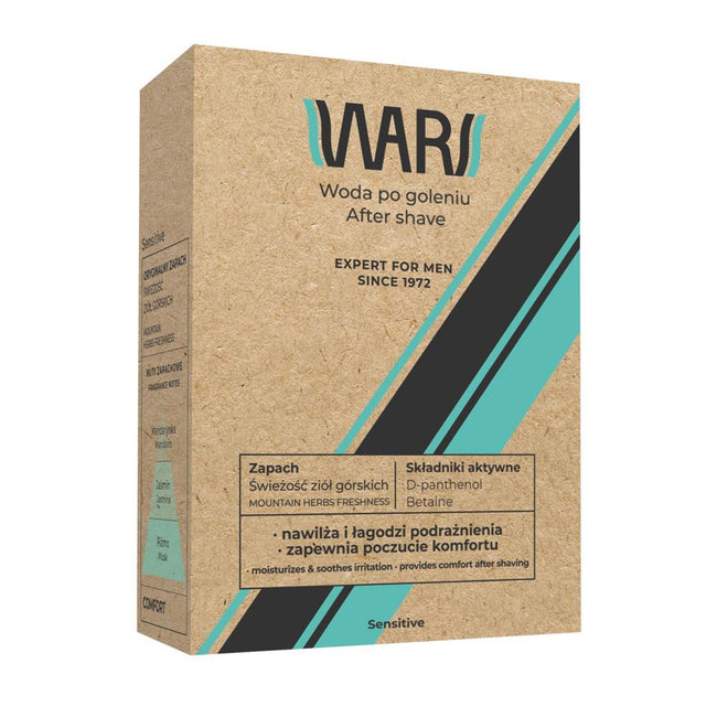 WARS Expert For Men woda po goleniu Sensitive