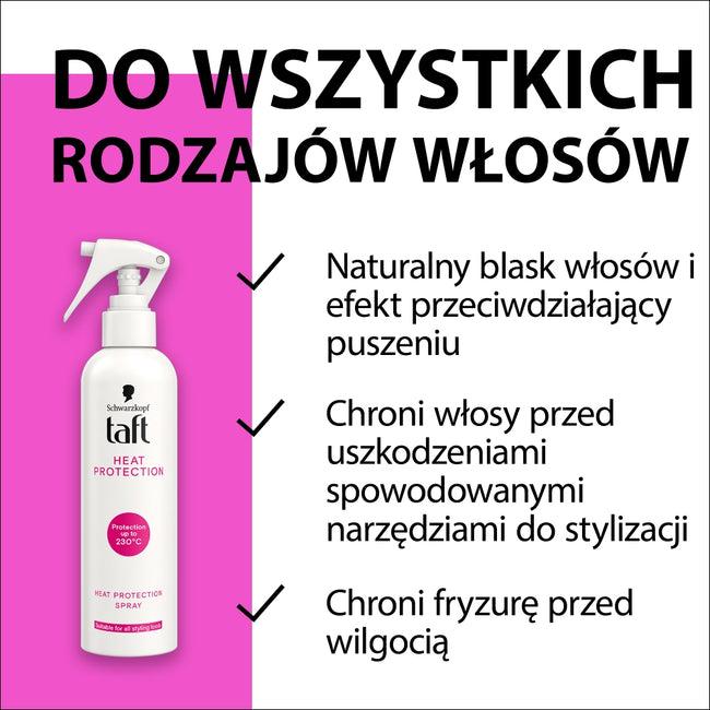 Taft Heat Protection termoochronny spray do włosów 250ml