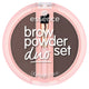 Essence Brow Powder Duo pudrowy zestaw do brwi