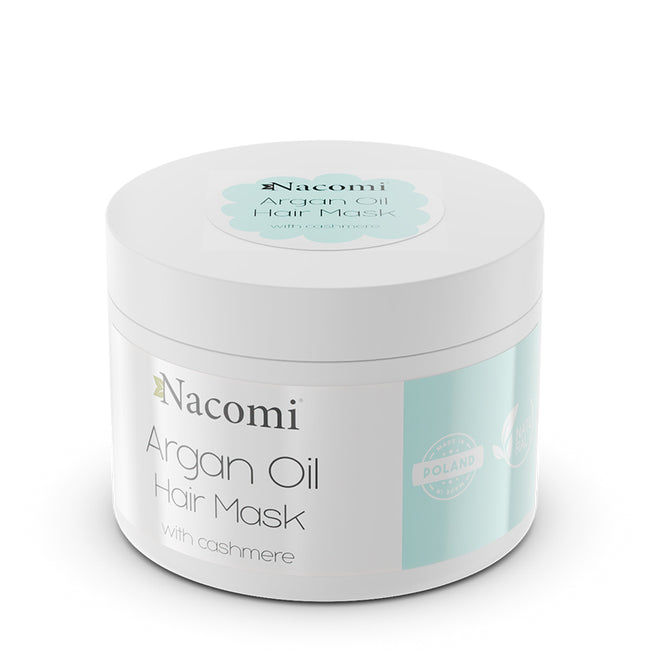 Nacomi Maska do włosów z olejem arganowym i proteinami kaszmiru 200ml