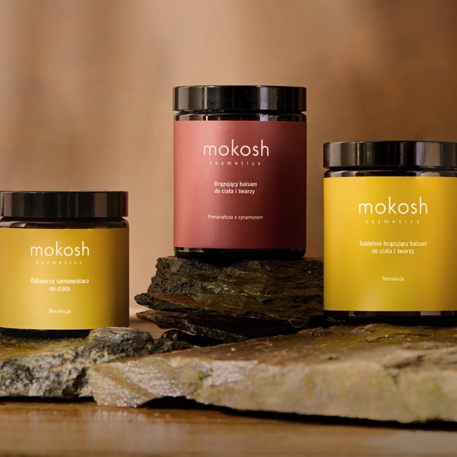 Mokosh Brązujący balsam do ciała i twarzy Pomarańcza z cynamonem 180ml