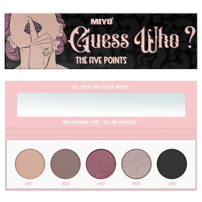 MIYO The Five Points Palette paleta cieni do powiek