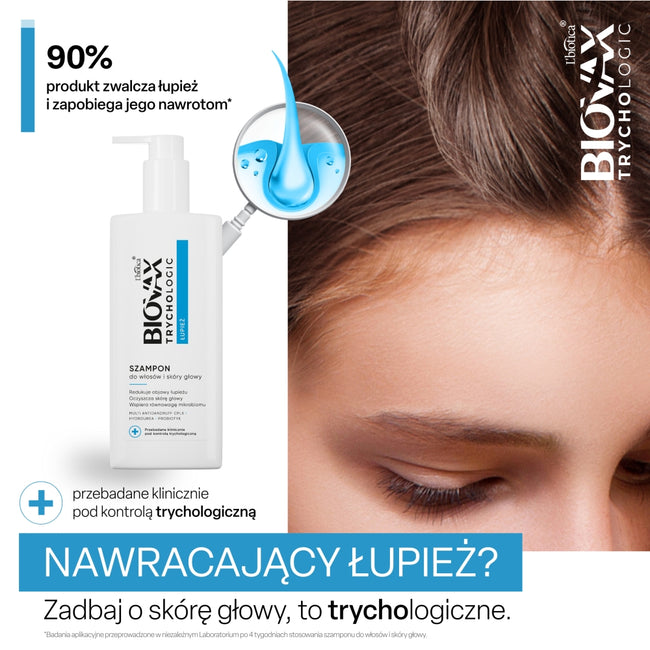 BIOVAX Trychologic Łupież szampon do włosów i skóry głowy 200ml