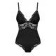 Obsessive 810-TED-1 zmysłowe body z koronką Black S/M