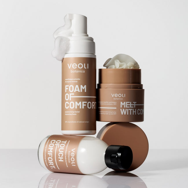 Veoli Botanica Foam Of Comfort nawilżająca pianka do mycia twarzy 150ml