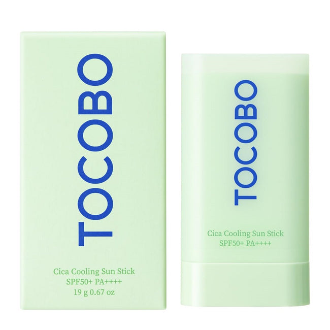 TOCOBO Cica Cooling Sun Stick SPF50+ PA++++ chłodzący sztyft przeciwsłoneczny 18g