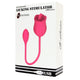 B-Series Magic Licking Massager With Vibrating Egg stymulator z języczkiem i wibrującym jajkiem Pink