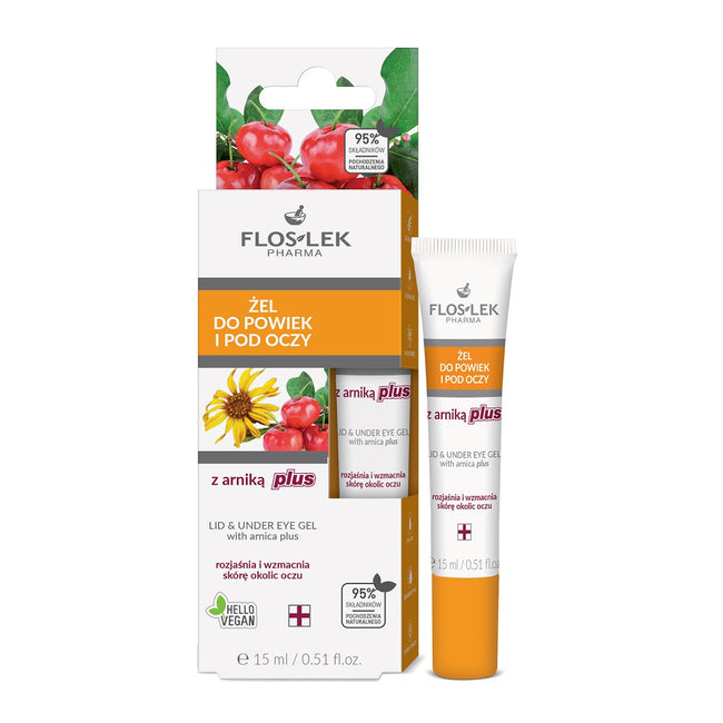 Floslek Żel do powiek i pod oczy ze świetlikiem i arniką plus 15ml