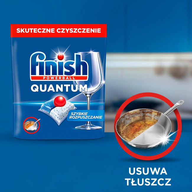Finish Quantum Fresh kapsułki do mycia naczyń w zmywarce 46szt