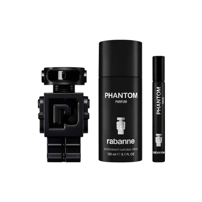 Paco Rabanne Phantom zestaw perfumy spray 50ml + dezodorant spray 150ml + perfumy spray 10ml
