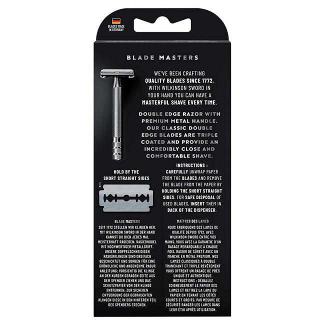 Wilkinson Double Edge Razor maszynka do golenia + 5 ostrzy
