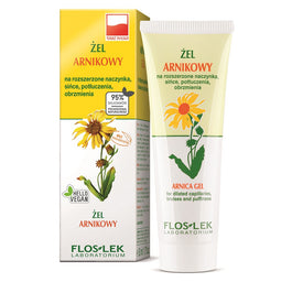 Floslek Żel arnikowy na rozszerzone naczynka sińce potłuczenia obrzmienia 50ml