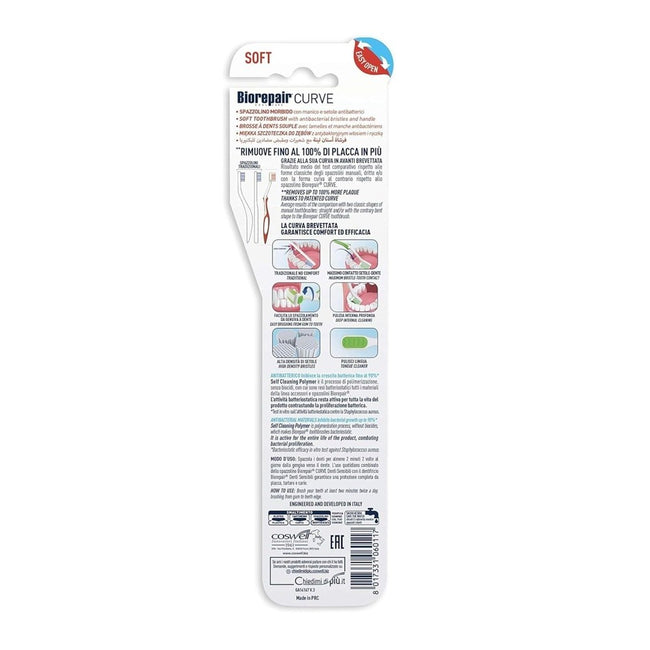 Biorepair Curve szczoteczka do zębów dla wrażliwych dziąseł Soft