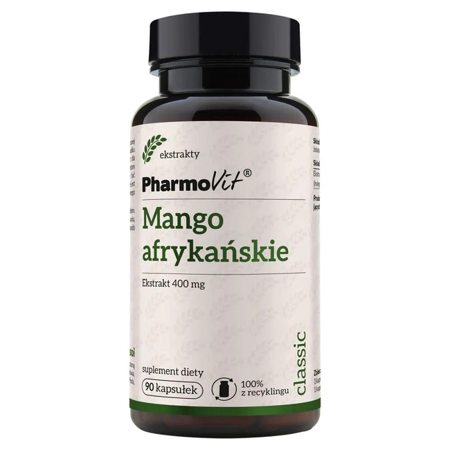 Pharmovit Mango afrykańskie 400 mg suplement diety 90 kapsułek