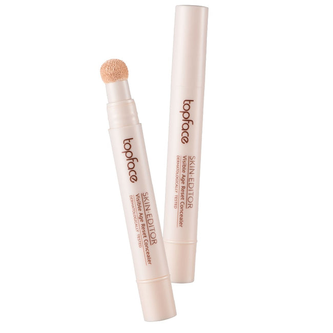 Topface Skin Editor Concealer Age-Reset korektor z gąbeczką