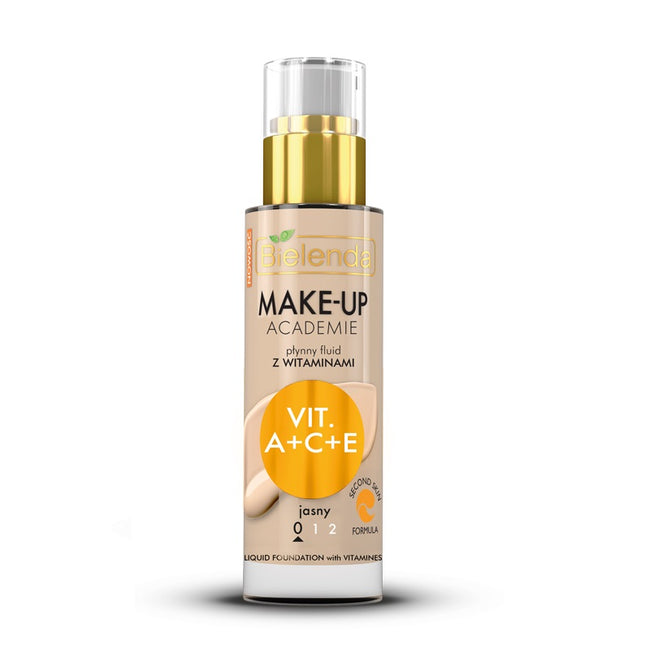 Bielenda Make-Up Academie płynny fluid z witaminami A + C + E