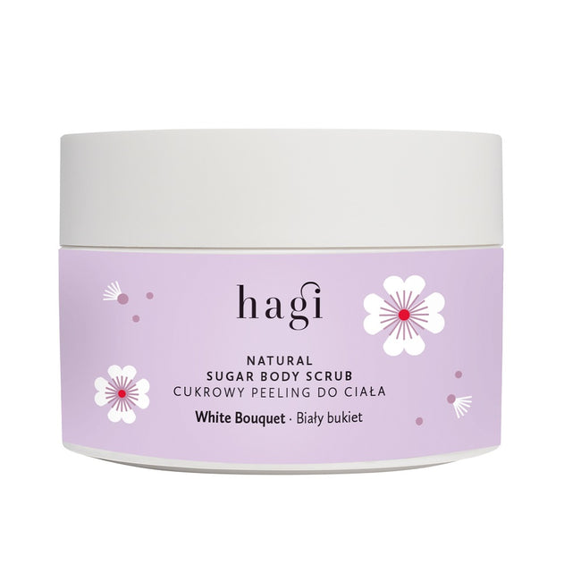 Hagi Cukrowy peeling do ciała Biały Bukiet 200g