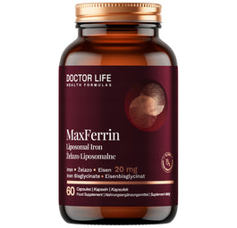 Doctor Life MaxFerrin 20mg suplement diety 60 kapsułek