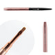 Excellent PRO Master Brush pędzelek do żelu Owal Short #4 Pink & Black
