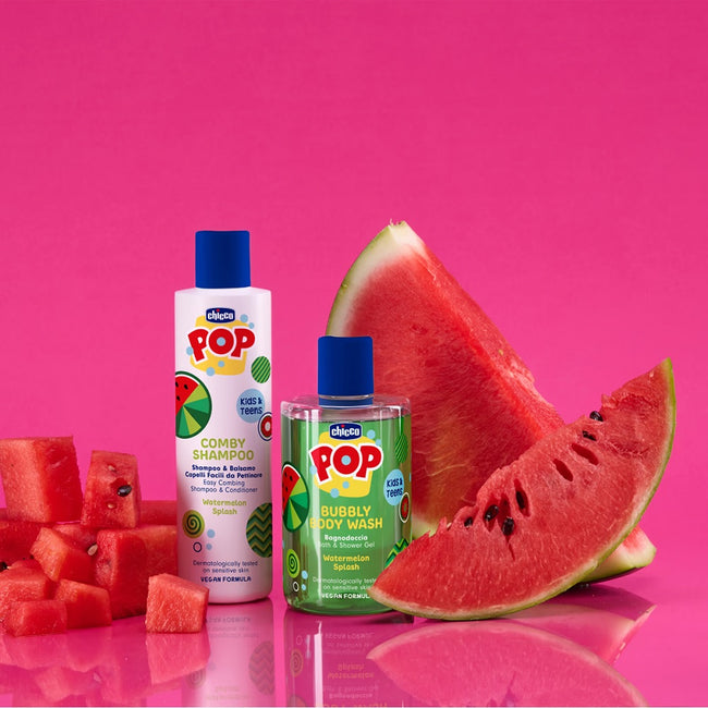 Chicco Pop żel pod prysznic o zapachu arbuzowego sorbetu 300ml