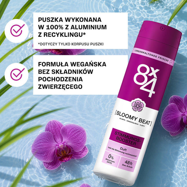 8x4 Bloomy Beat dezodorant w sprayu 150ml