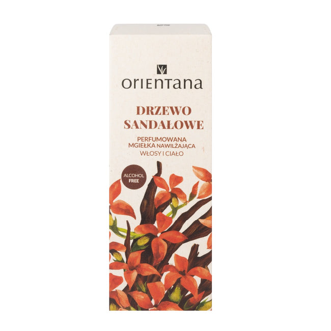 ORIENTANA Perfumowana mgiełka nawilżająca do ciała i włosów Drzewo Sandałowe 50ml