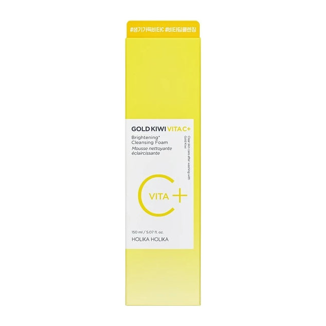 HOLIKA HOLIKA Gold Kiwi Vita C+ Brightening Cleansing Foam oczyszczająca pianka do twarzy 150ml
