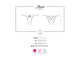 Obsessive Miamor Crotchless Panties figi otwarte Black L/XL