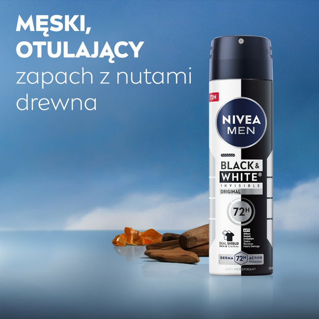 Nivea Men Black & White Invisible Original antyperspirant spray 150ml