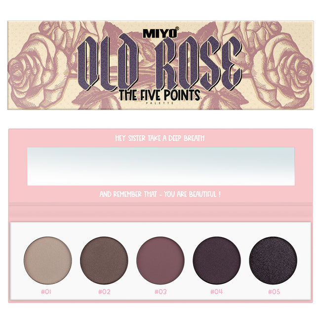 MIYO The Five Points Palette paleta cieni do powiek