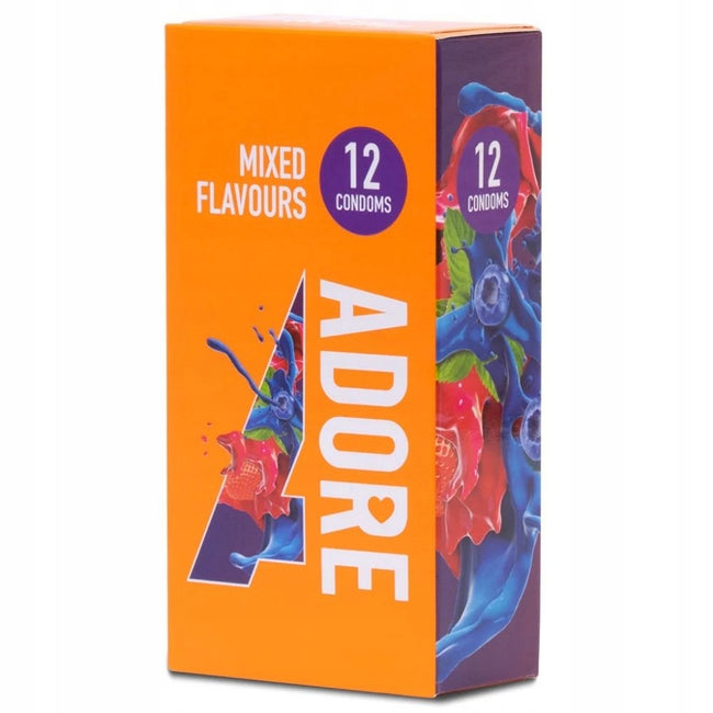 Adore Mixed Flavours prezerwatywy smakowe 12szt.
