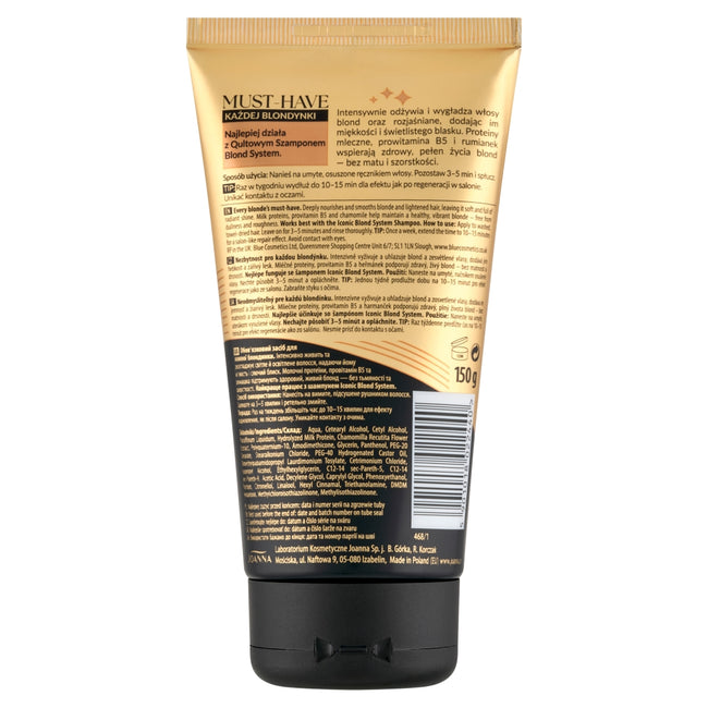 Joanna Blond System qultowa maska do włosów blond i rozjaśnionych 150g