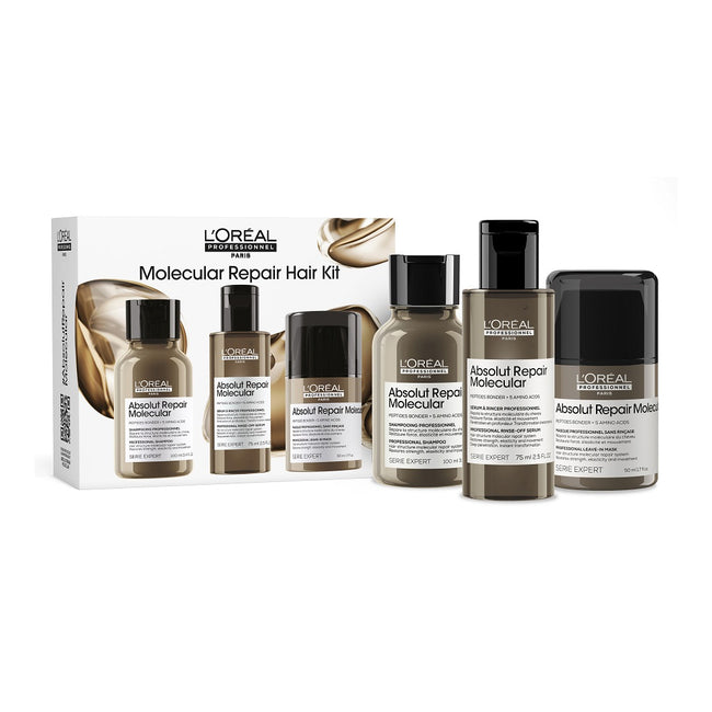 L'Oreal Professionnel Serie Expert Absolut Repair Molecular zestaw szampon 100ml + serum 75ml + krem 50ml