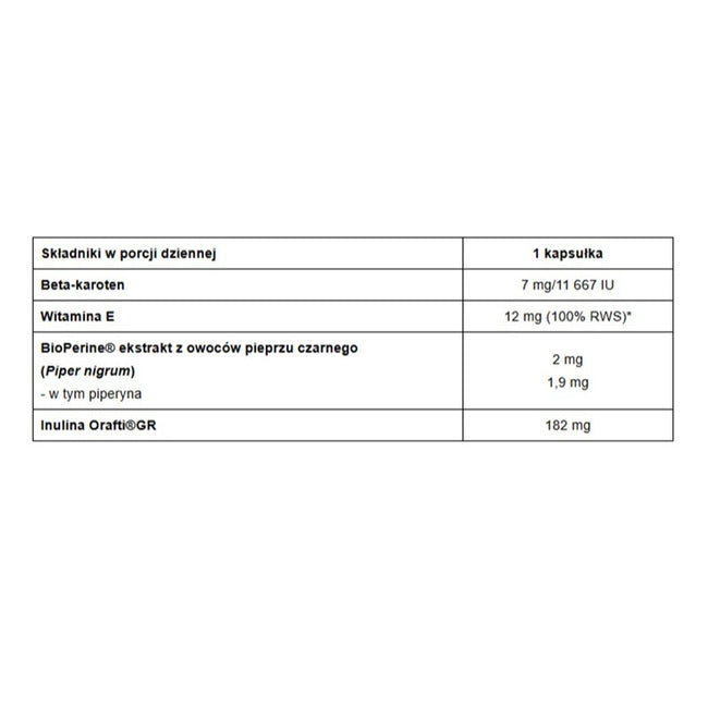 Pharmovit Beta-karoten Complex suplement diety 60 kapsułek