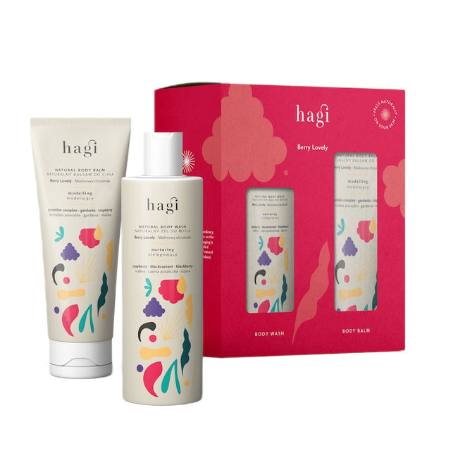 Hagi Berry Lovely zestaw żel do mycia ciała 300ml + balsam do ciała 200ml