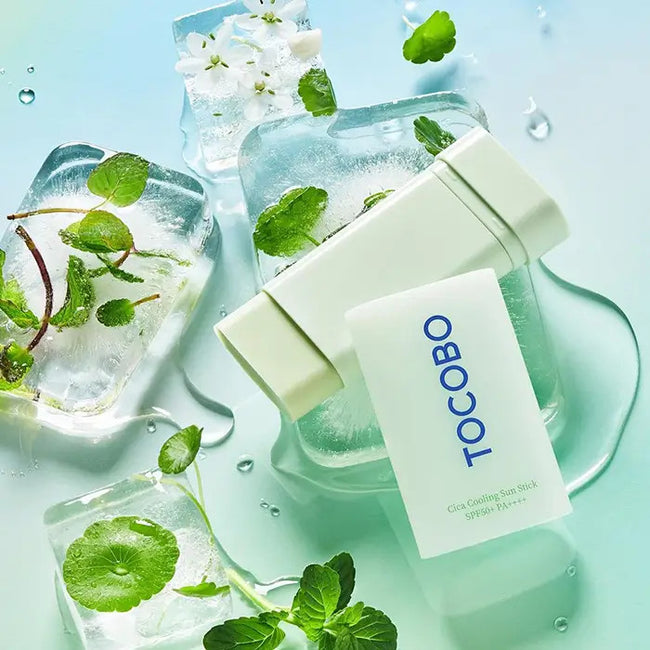 TOCOBO Cica Cooling Sun Stick SPF50+ PA++++ chłodzący sztyft przeciwsłoneczny 18g