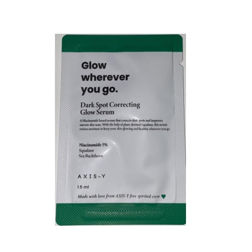 AXIS-Y Dark Spot Correcting Glow Serum rozjaśniające serum redukujące przebarwienia saszetka 1.5ml