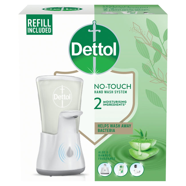 Dettol Aloe & Bamboo bezdotykowy aplikator mydła w płynie 250ml